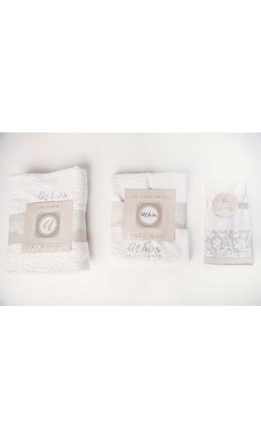 Trusou botez pentru fetite sau baieti, unisex cu bordura dantela alba de bumbac, Tres Chic 16